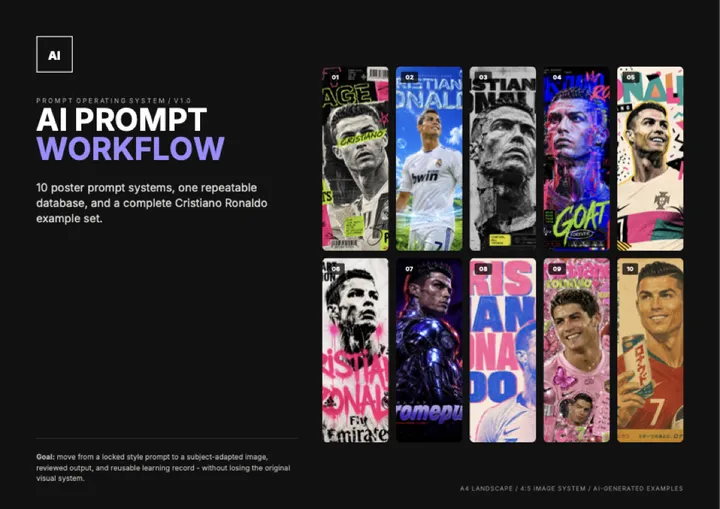First page of the guide: 10 AI Design Prompt Pack