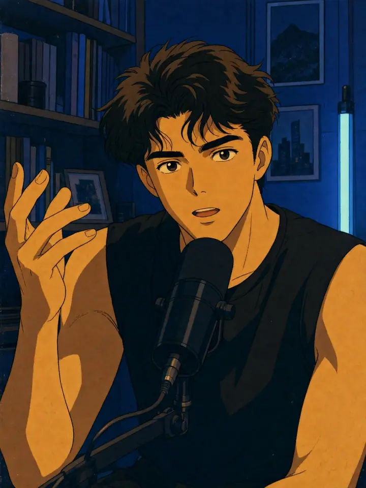 1990s Cel-Shaded Anime Photo Workflow