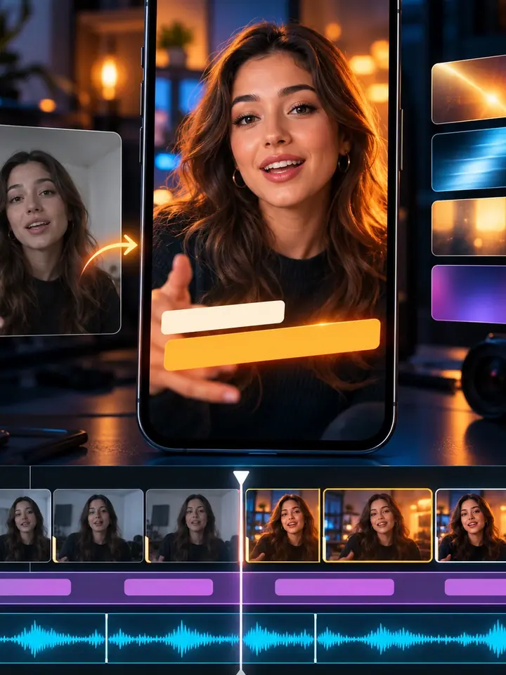 Edit Reels From One Message with CapCut