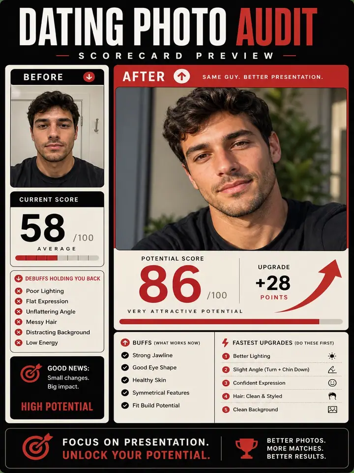 ChatGPT Looksmaxx Scorecard Workflow